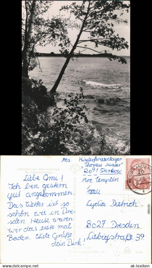Ansichtskarte Diensdorf-Radlow Am Scharmützelsee 1968 - Andere & Zonder Classificatie