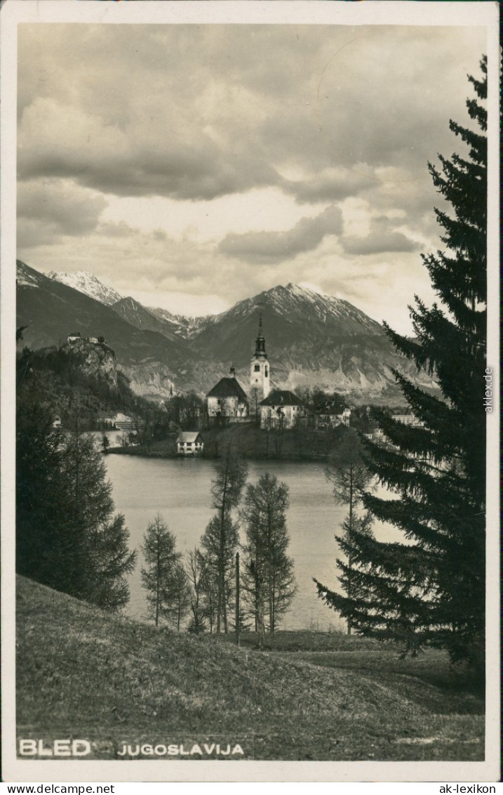 Ansichtskarte Bled Veldes See Mit Kirche Auf Der Insel 1933 - Slovenia