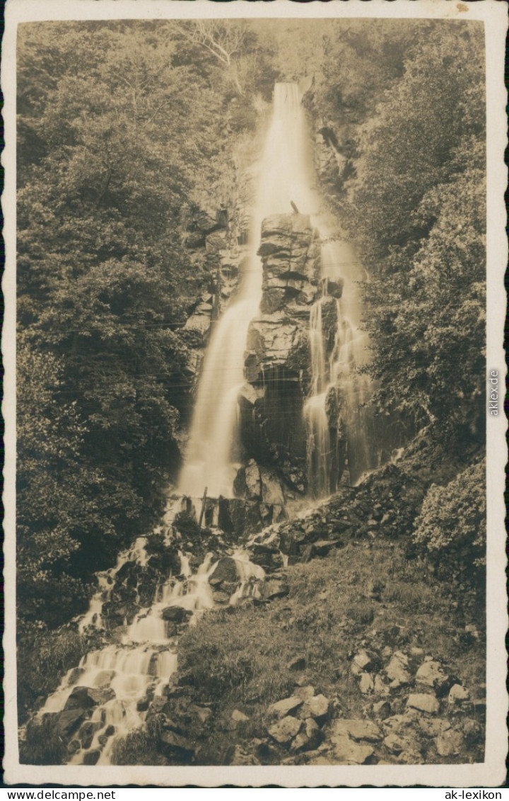 Ansichtskarte Herges-Vogtei-Trusetal Trusenfall 1931 - Autres & Non Classés