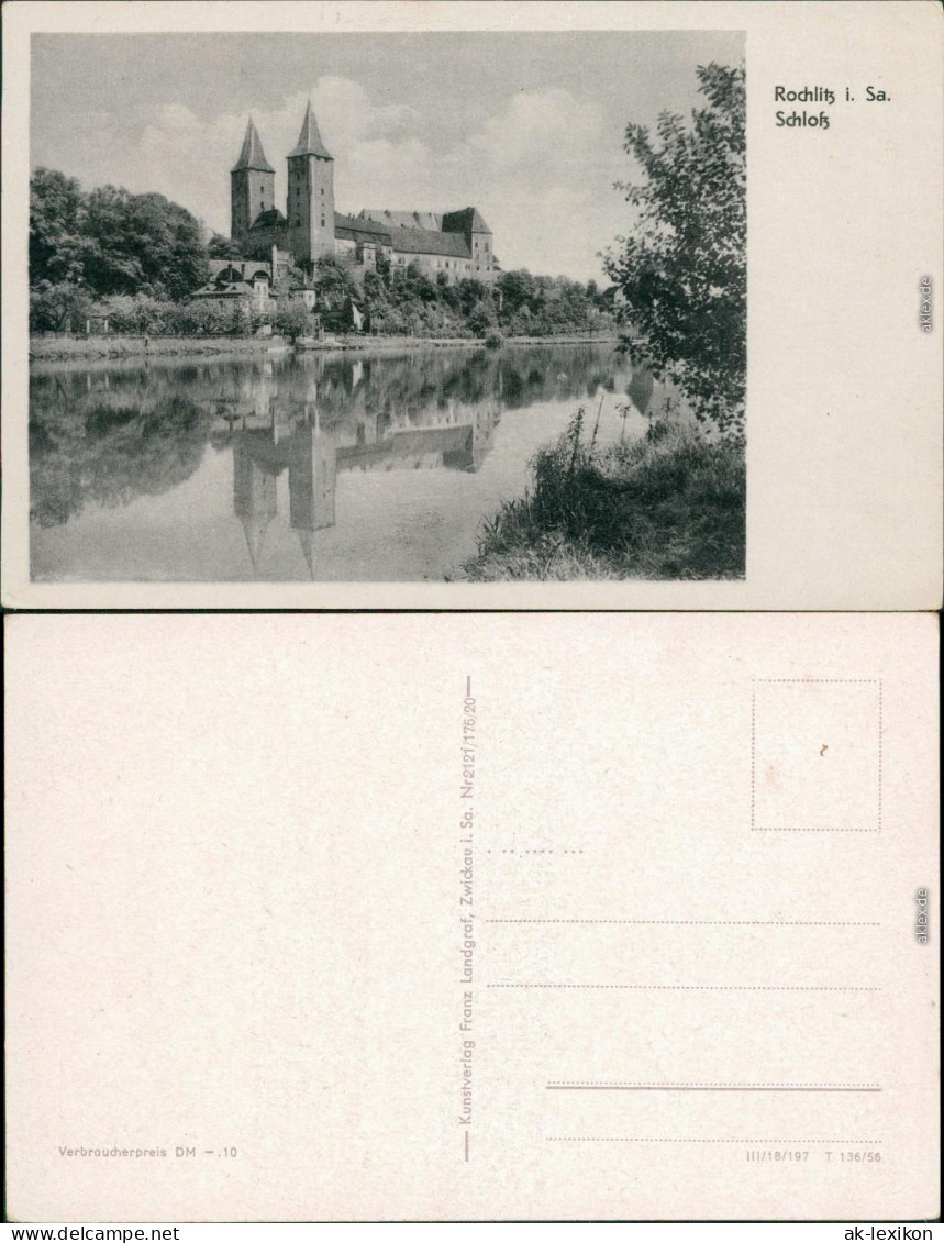 Ansichtskarte Rochlitz Schloss 1956 - Rochlitz