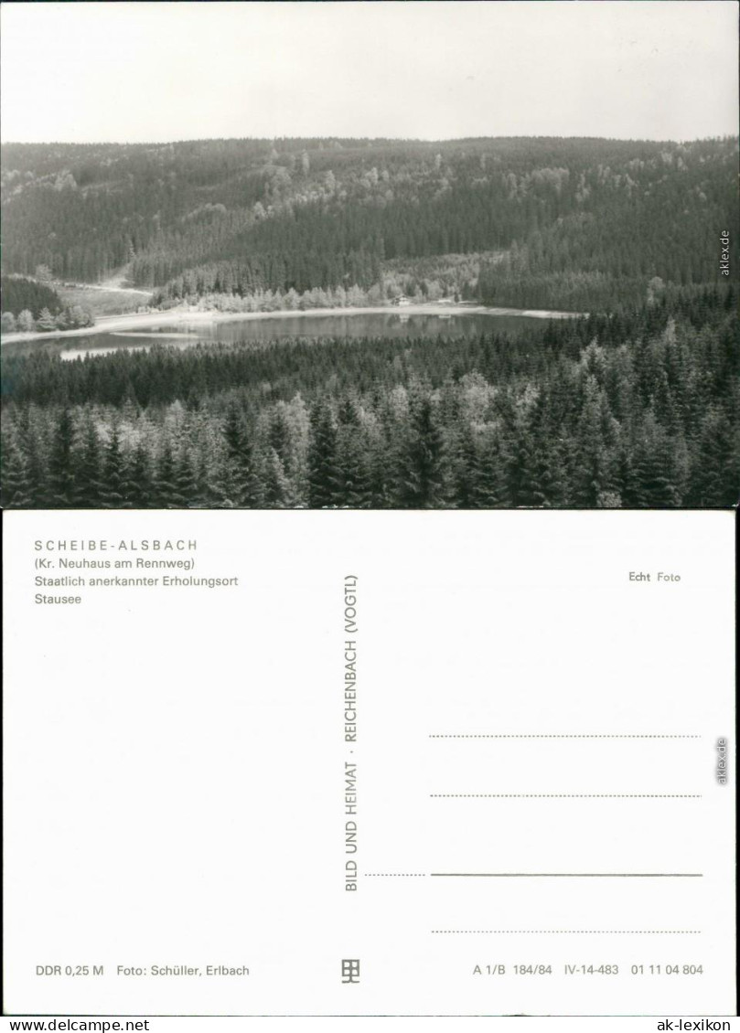 Ansichtskarte Scheibe-Alsbach Stausee 1984 - Other & Unclassified