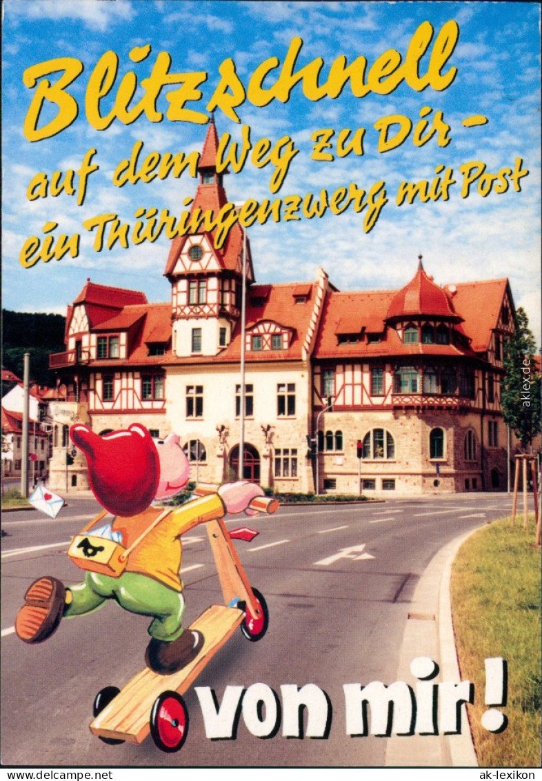 Ansichtskarte  Thüringenzwerge Stadtpartie 2001 - Humour