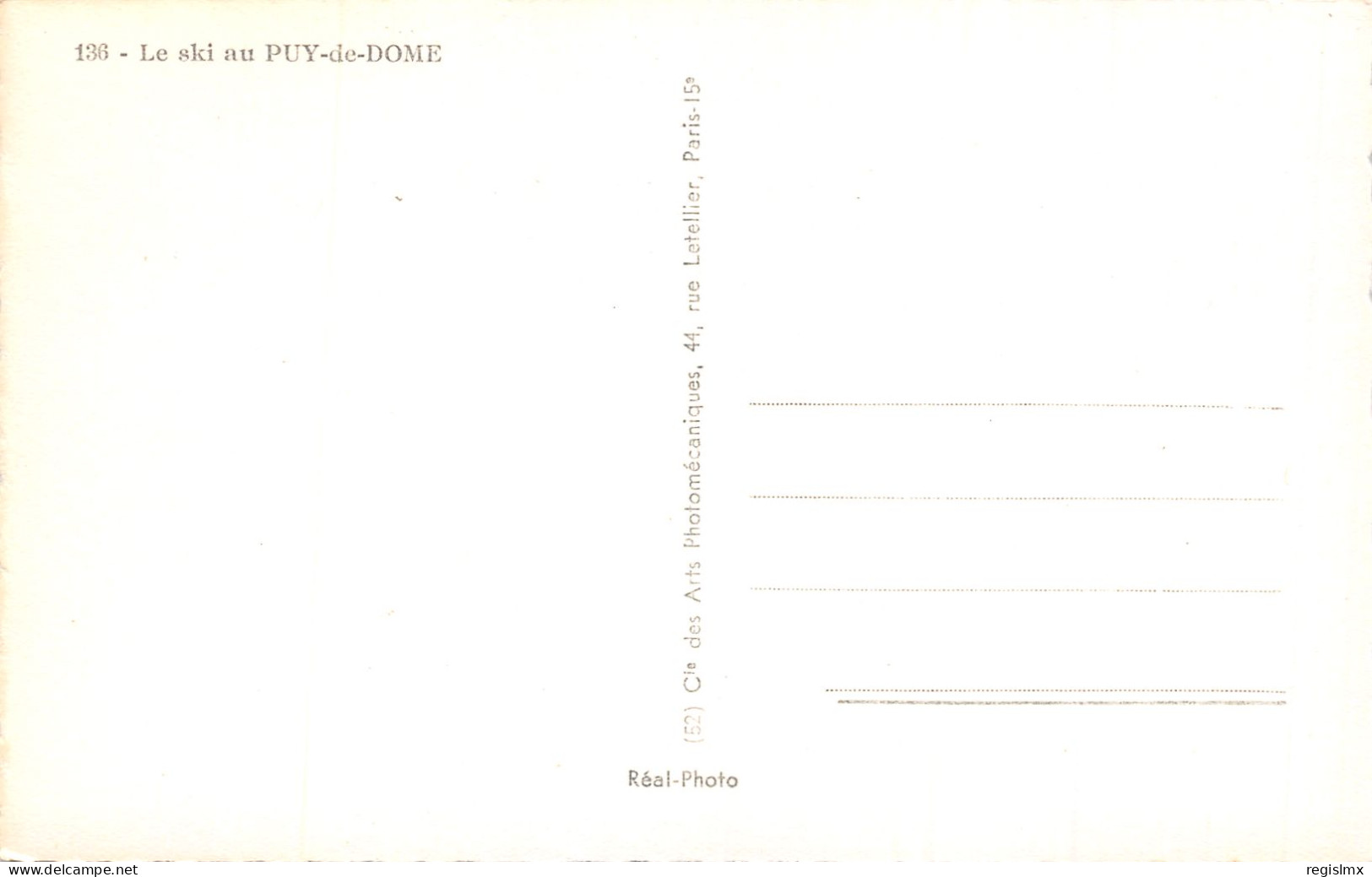 63-PUY DE DOME-SKI-N°354-E/0045 - Autres & Non Classés