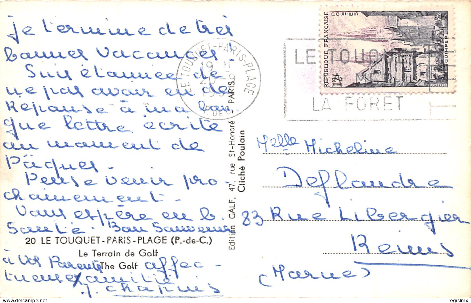 62-LE TOUQUET PARIS PLAGE-N°354-D/0283 - Le Touquet