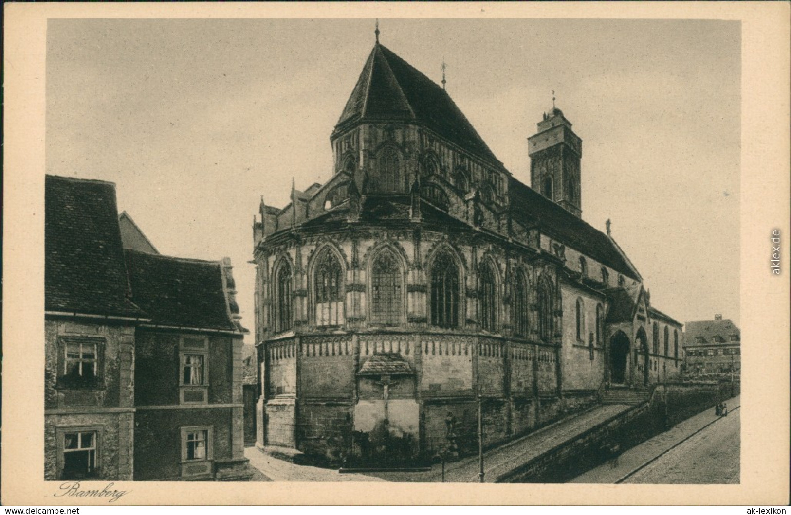 Ansichtskarte Bamberg Obere Pfarrkirche 1929 - Bamberg