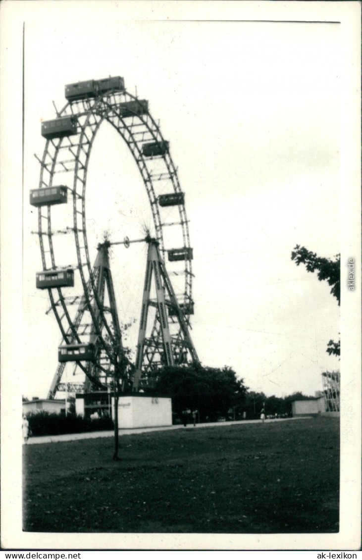 Foto Prater-Wien Riesenrad 1965 Privatfoto  1 - Andere & Zonder Classificatie