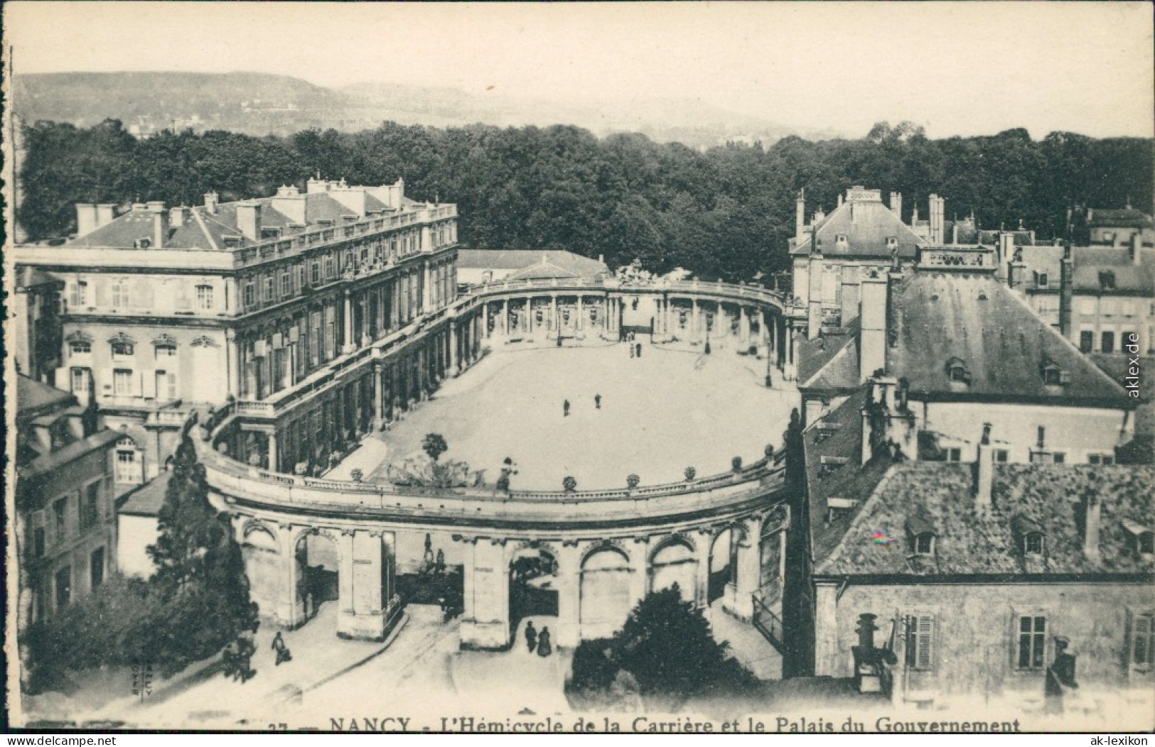 CPA Nancy Le Carriere Et Le Palais Du Gouvernement 1914 - Other & Unclassified