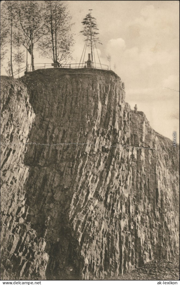 Ansichtskarte Kreischa Wilischfelsen Mit Ehrengedenkstein 1935 - Kreischa