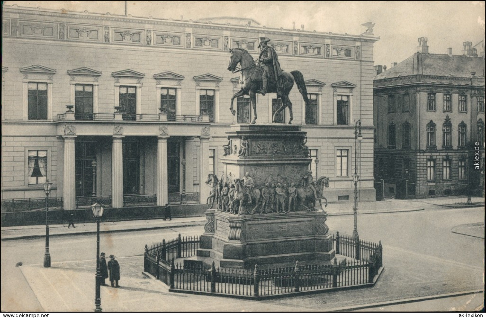 Berlin Palais Kaiser Wilhlem Und Denkmal Friedrich Des Großen 1919 - Other & Unclassified