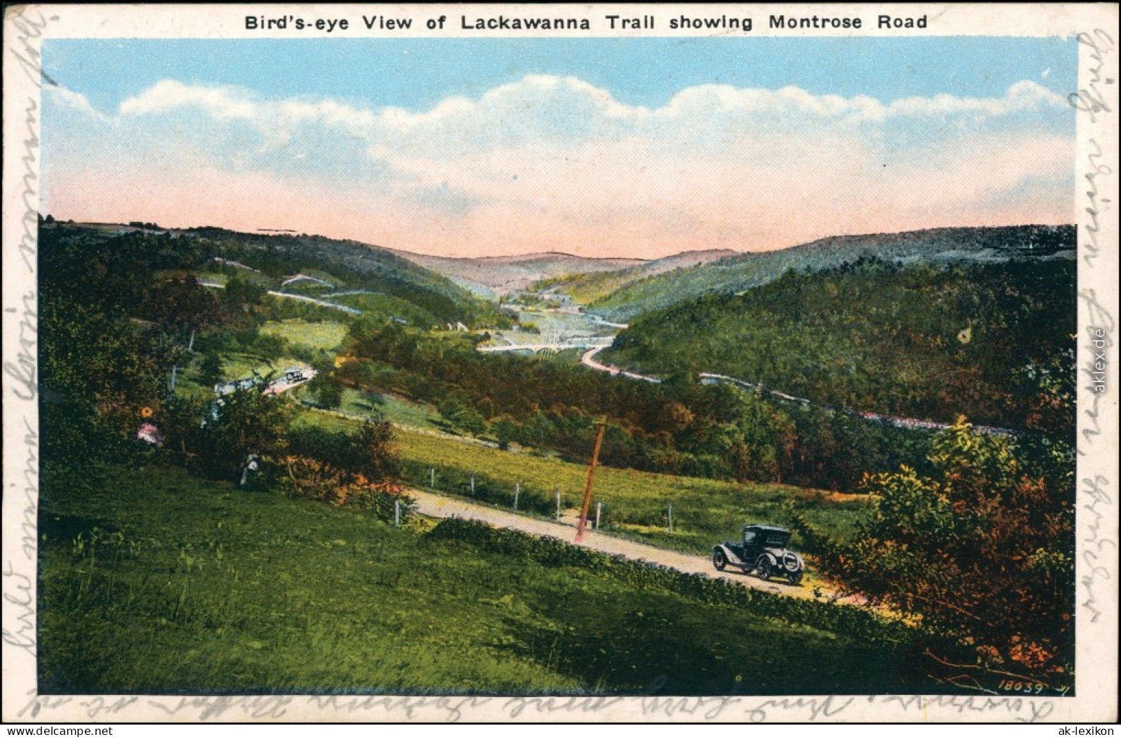Ansichtskarte Lackawanna Montrosa Road 1916  - Other & Unclassified