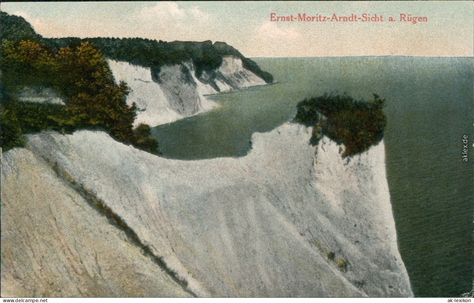 Ansichtskarte Sassnitz Saßnitz Ernst-Moritz-Arndt-Sicht 1913 - Sassnitz