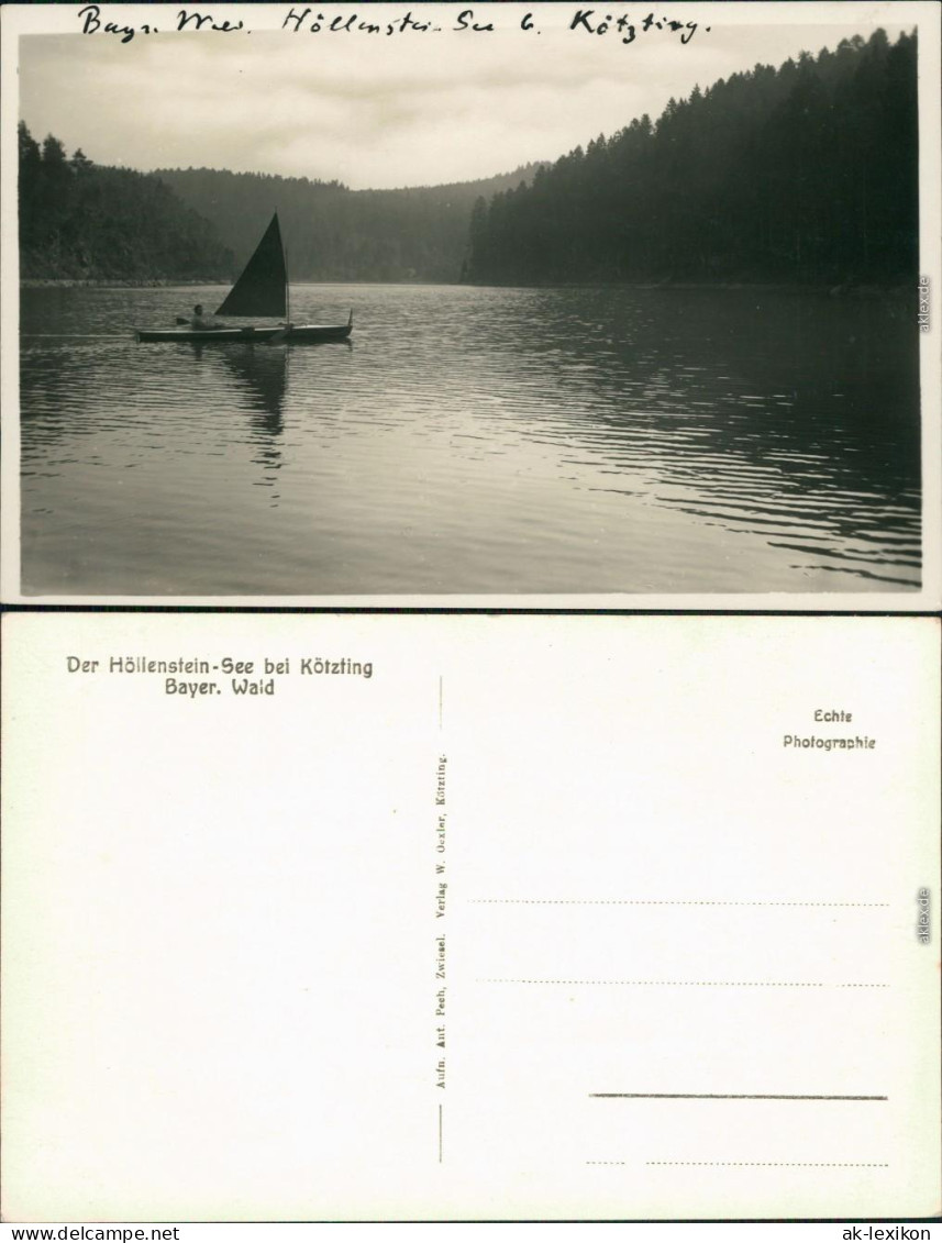Ansichtskarte  Höllenstein-See Im Bayrischen Wald 1934 - Non Classés