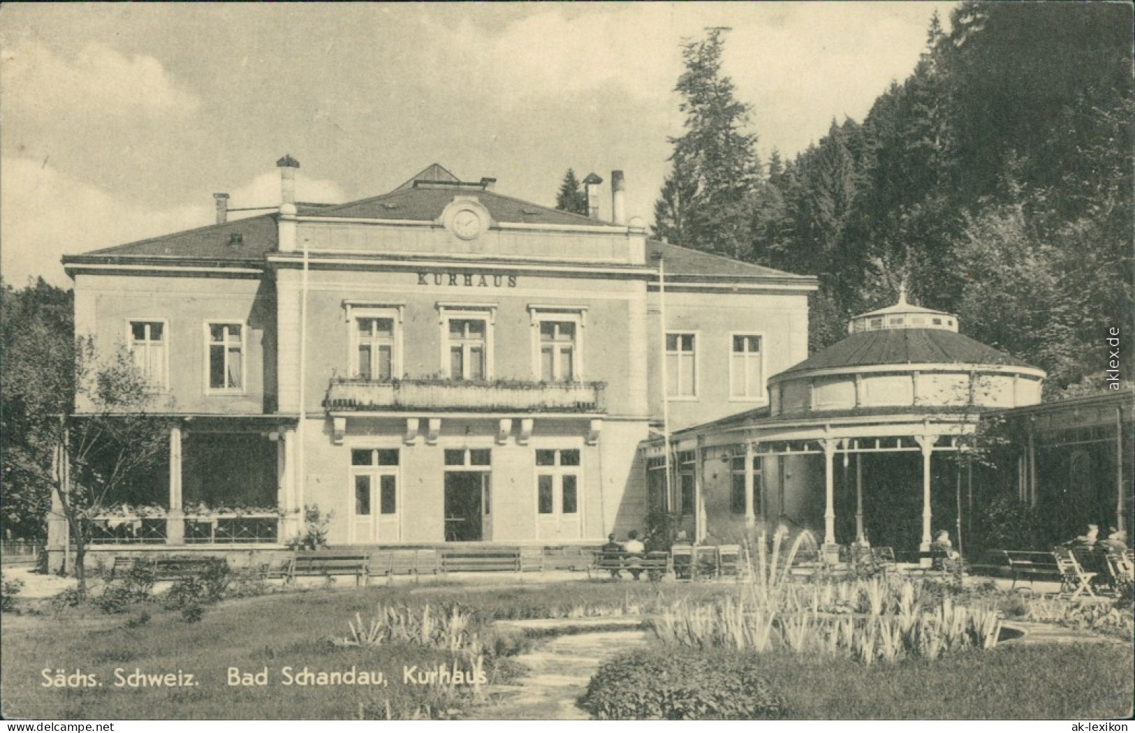 Ansichtskarte Bad Schandau Kurhaus 1959 - Bad Schandau