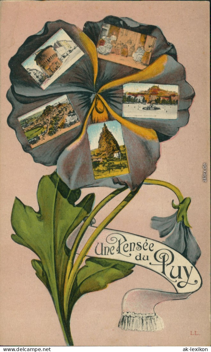 CPA Le Puy-en-Velay Künstlerkarte - Ansichten 1908  - Andere & Zonder Classificatie