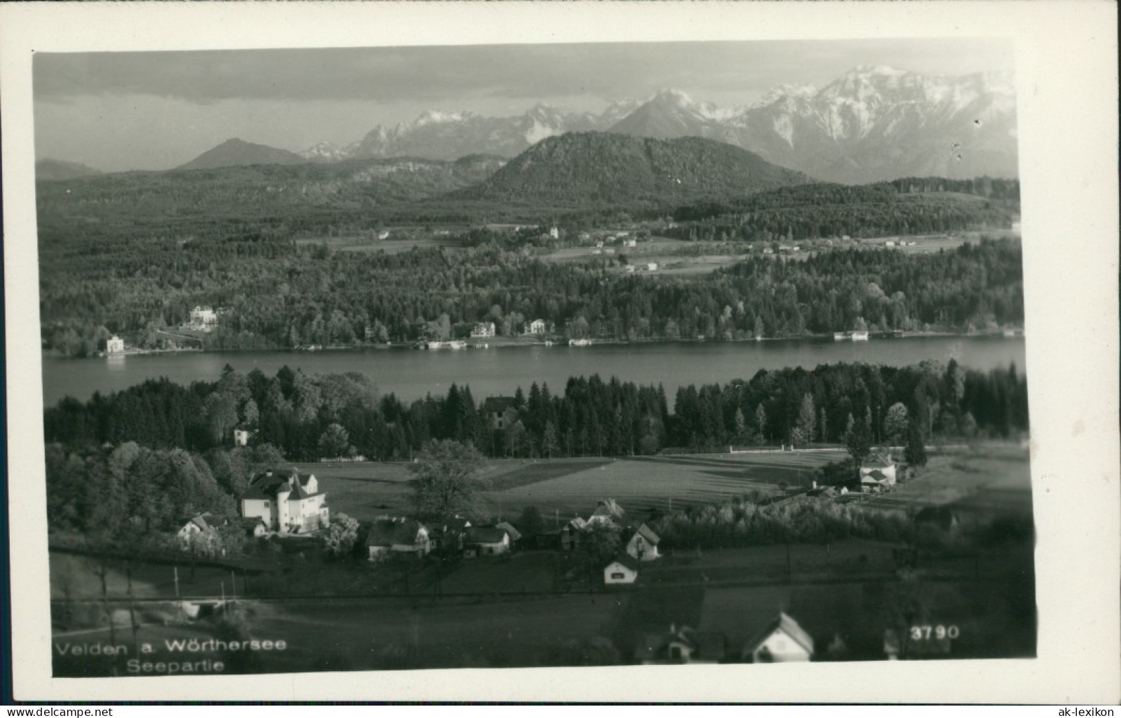 Velden Am Wörther See Vrba Na Koroškem Seepartie Blick Von Oben 1941 - Sonstige & Ohne Zuordnung