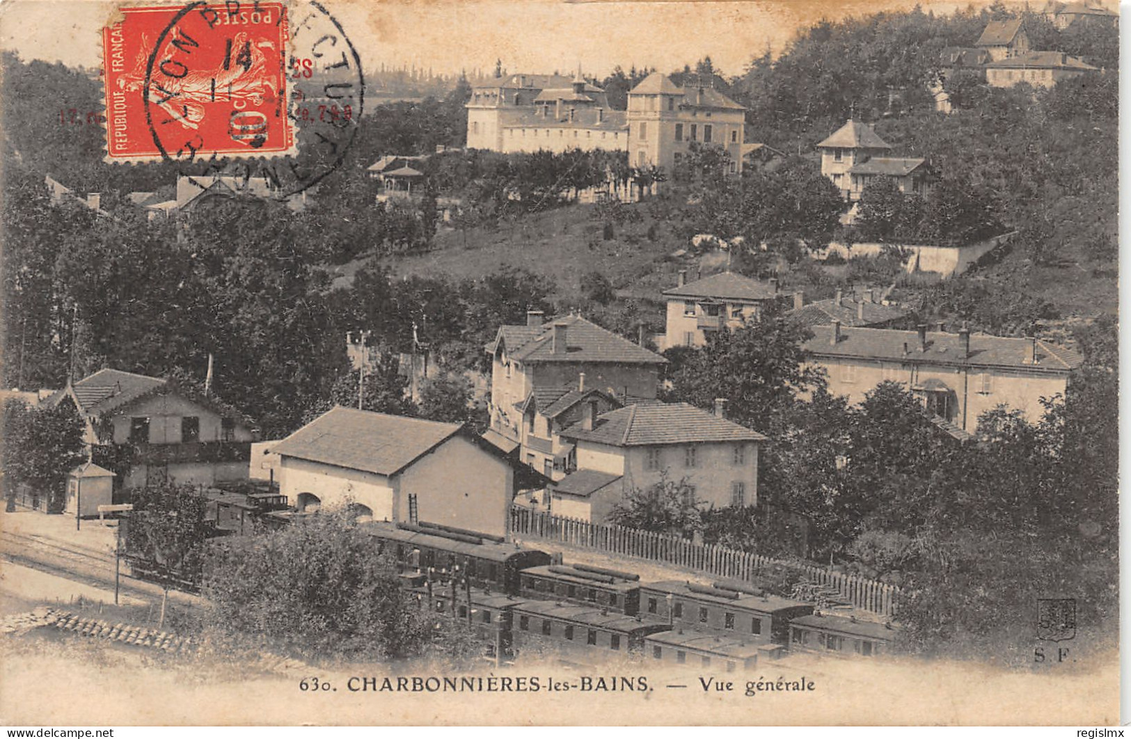 69-CHARBONNIERES LES BAINS-N°355-A/0139 - Charbonniere Les Bains