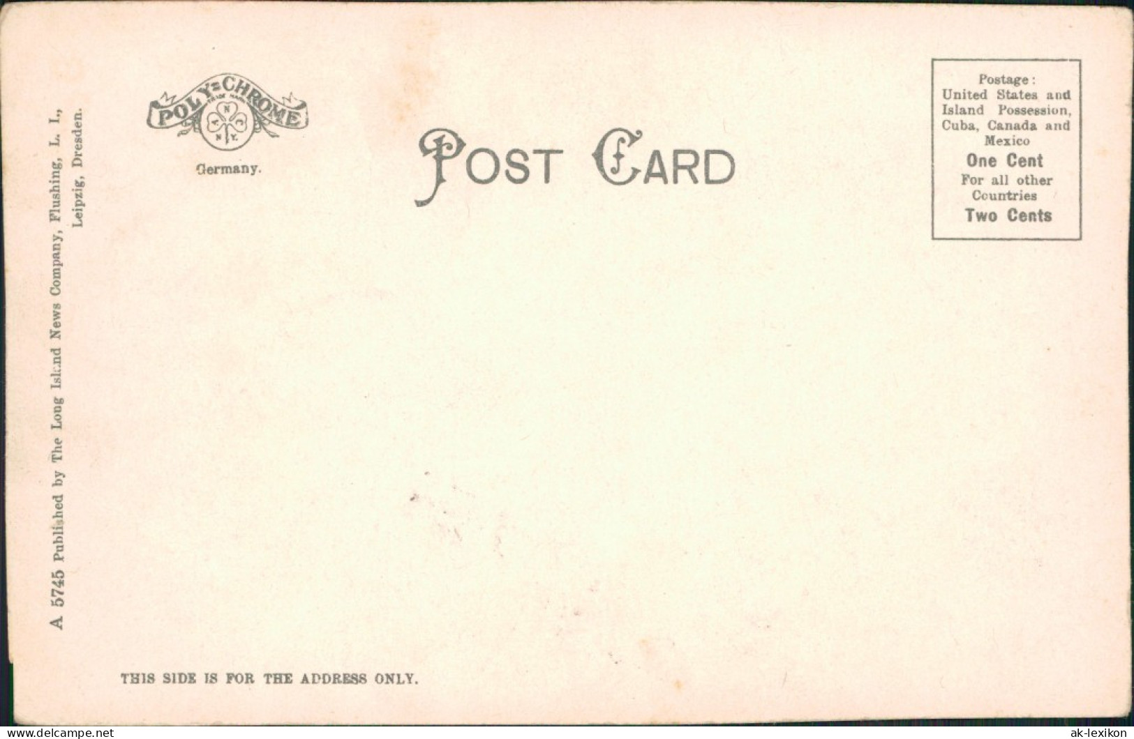 Postcard Rockville Centre Lincoln Avenue 1910  - Other & Unclassified