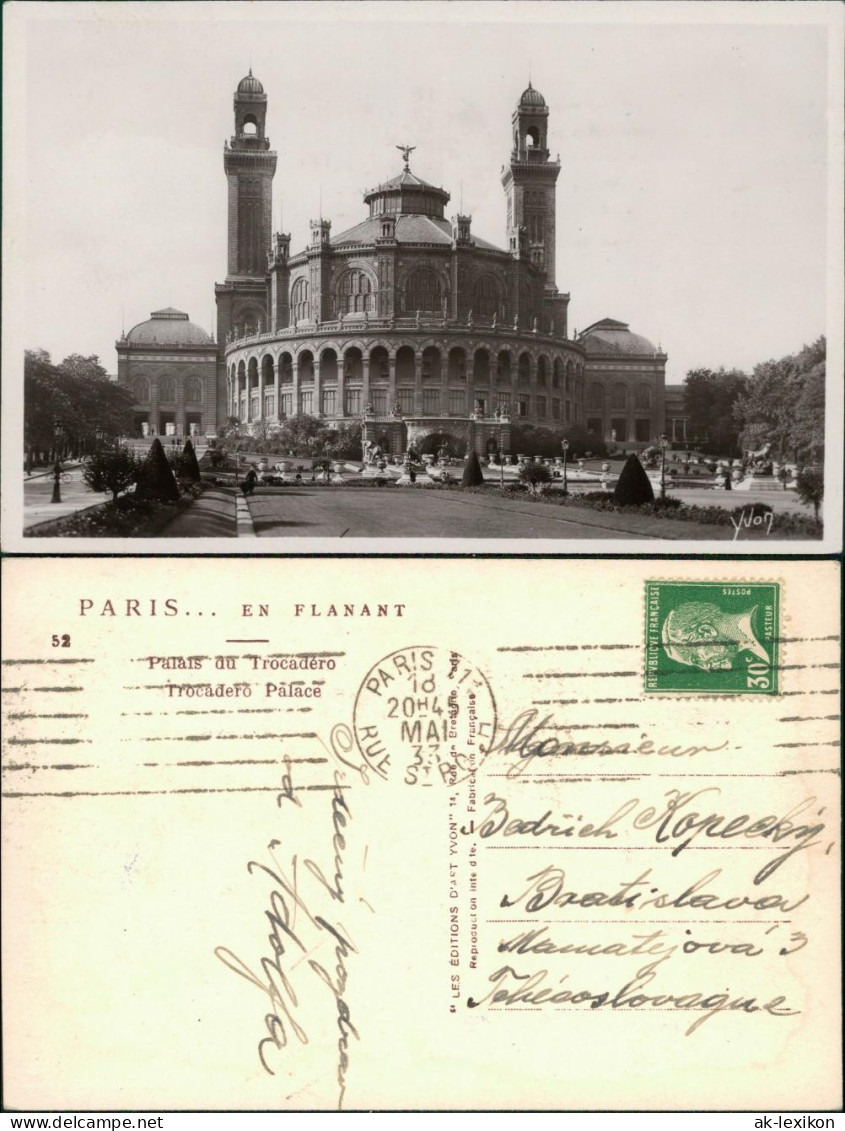 CPA Paris Trocadéro Palais 1933 - Other & Unclassified