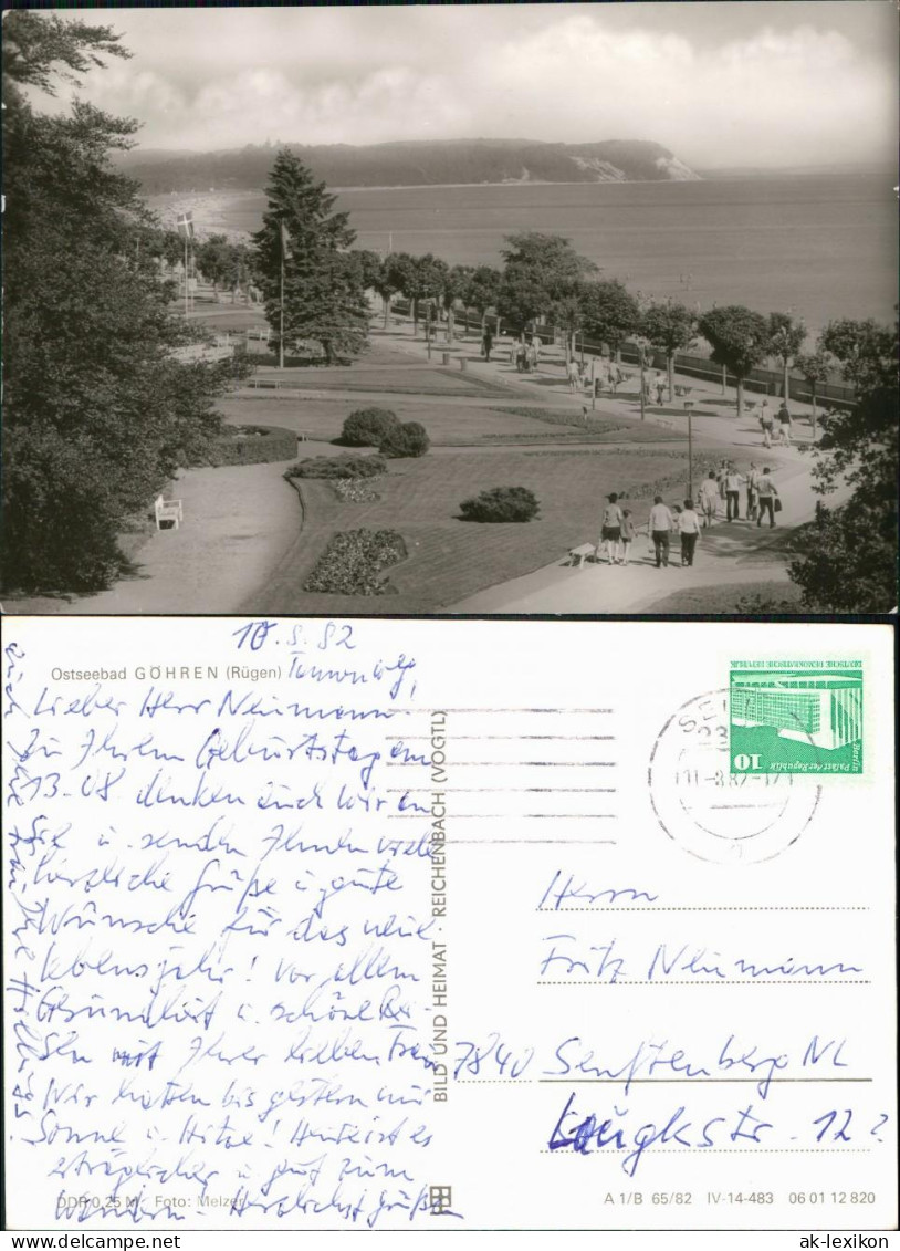 Ansichtskarte Göhren (Rügen) Strandpromenade 1982 - Goehren