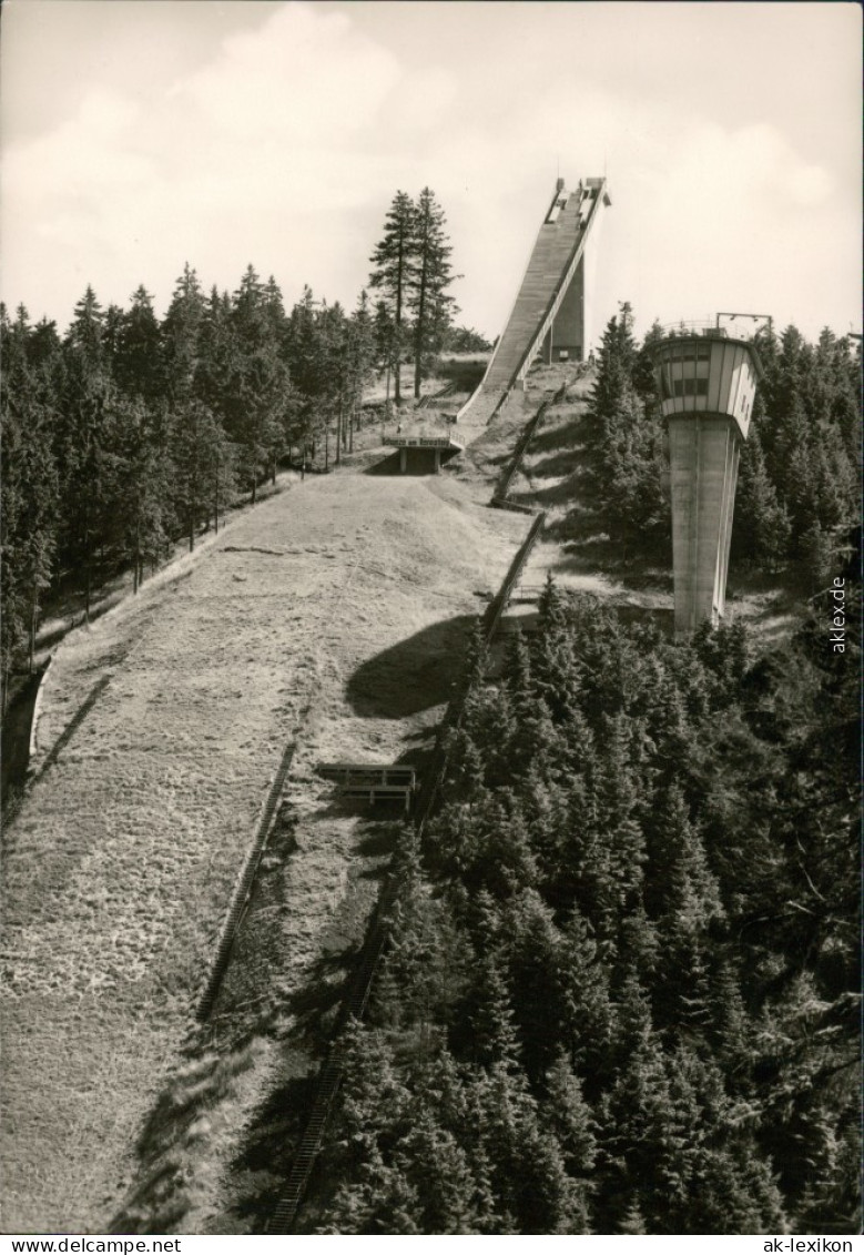 Ansichtskarte Oberhof (Thüringen) Skisprungschanze 1967 - Oberhof