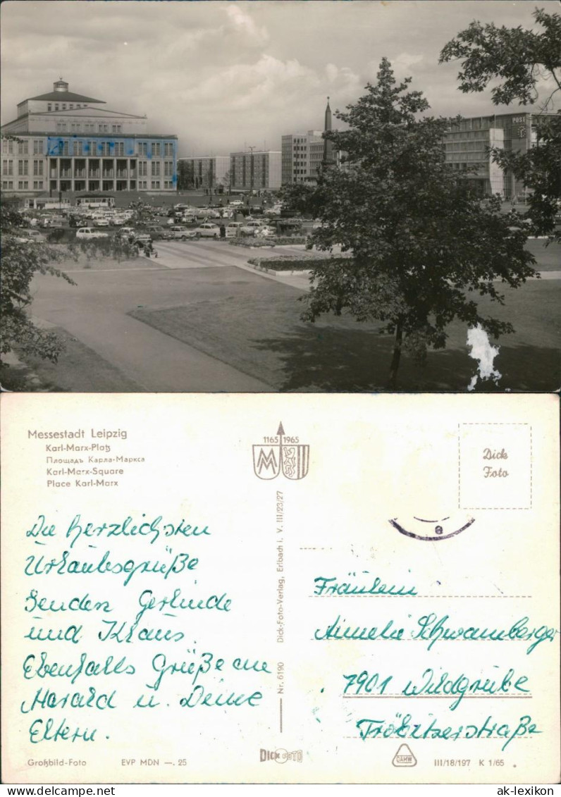 Ansichtskarte Leipzig Partie Am Karl-Marx-Platz G1965  - Leipzig