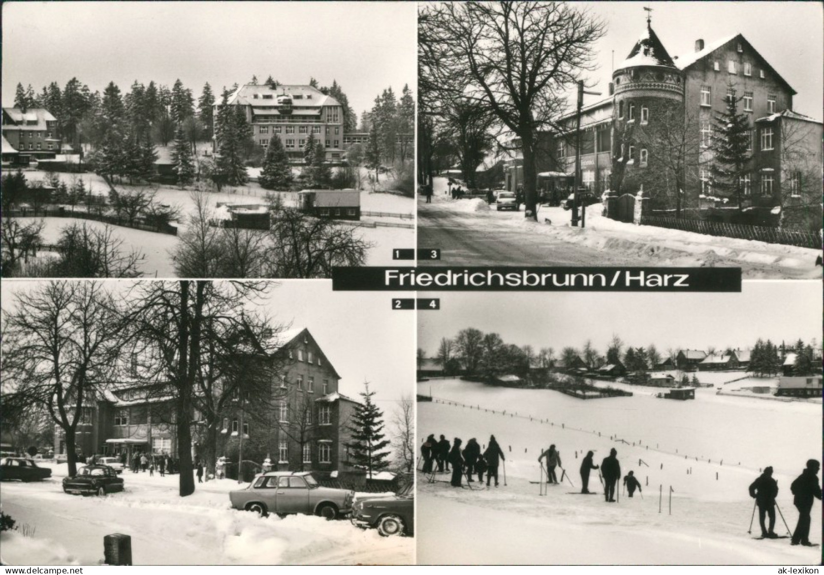 Ansichtskarte Friedrichsbrunn Sanatorium, Hotel, Übungshang 1982 - Other & Unclassified