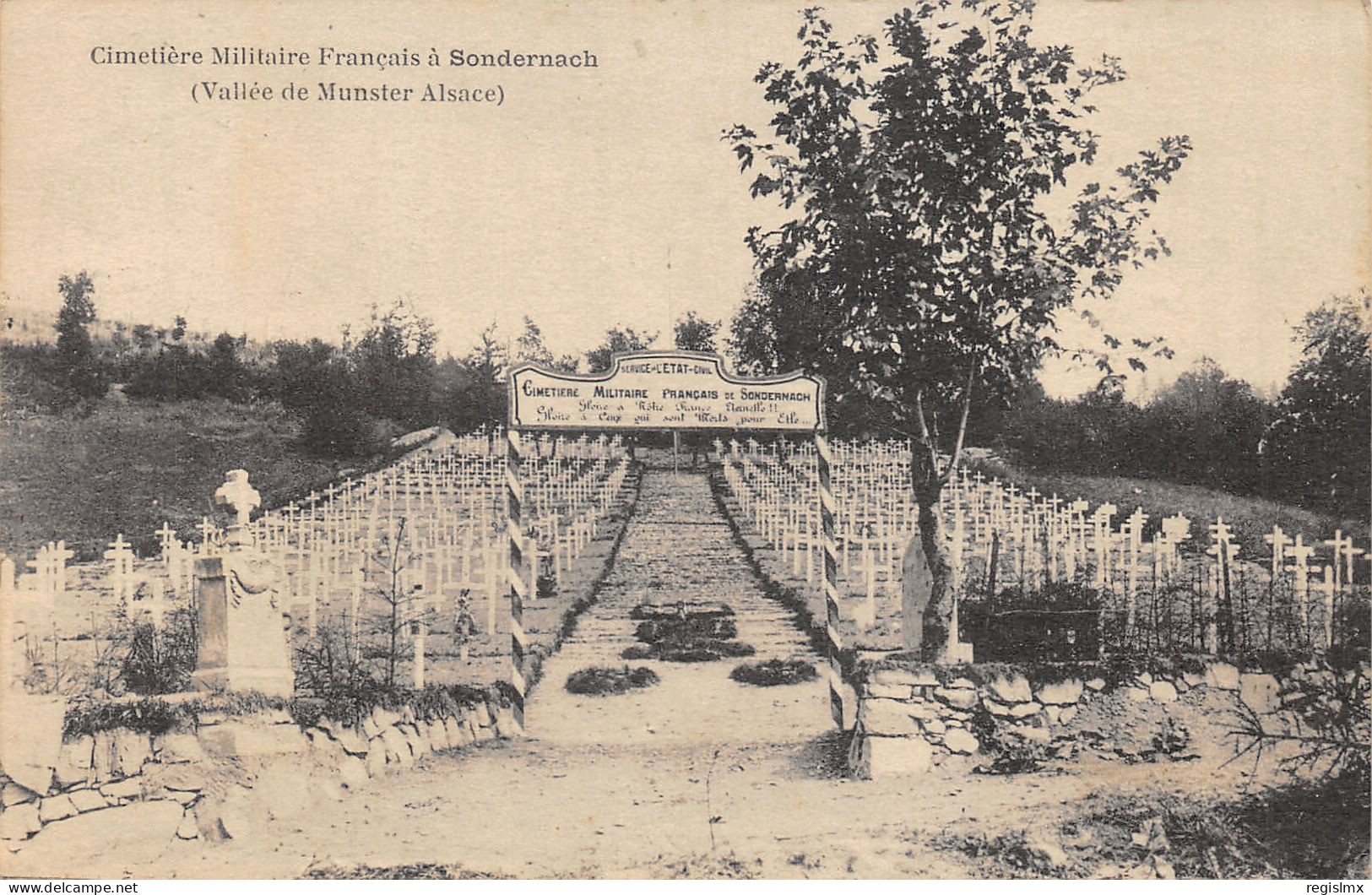 68-SONDERNACH-CIMETIERE MILITAIRE-N°354-H/0233 - Autres & Non Classés