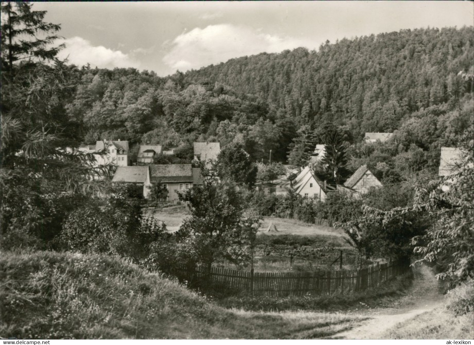 Ansichtskarte Rastenberg (Thüringen) Mühltal 1975 - Rastenburg