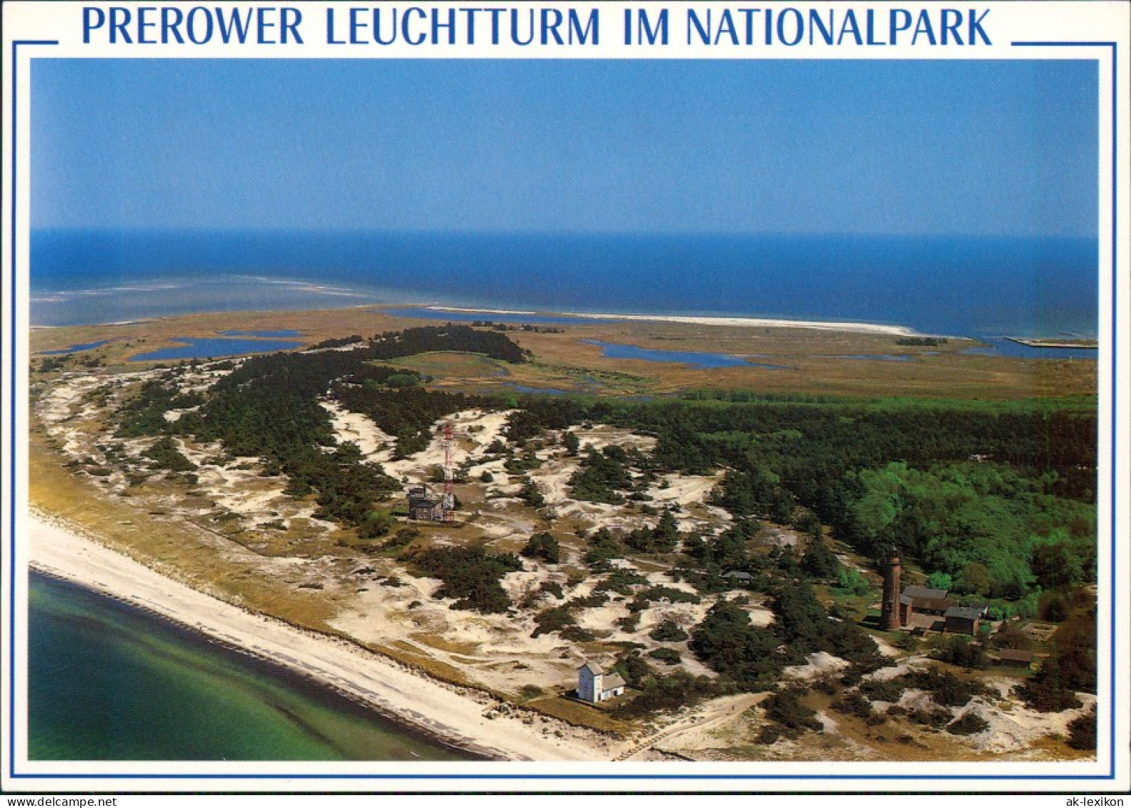 Ansichtskarte Prerow Luftbild - Leuchtturm Im Nationalpark 1995 - Seebad Prerow