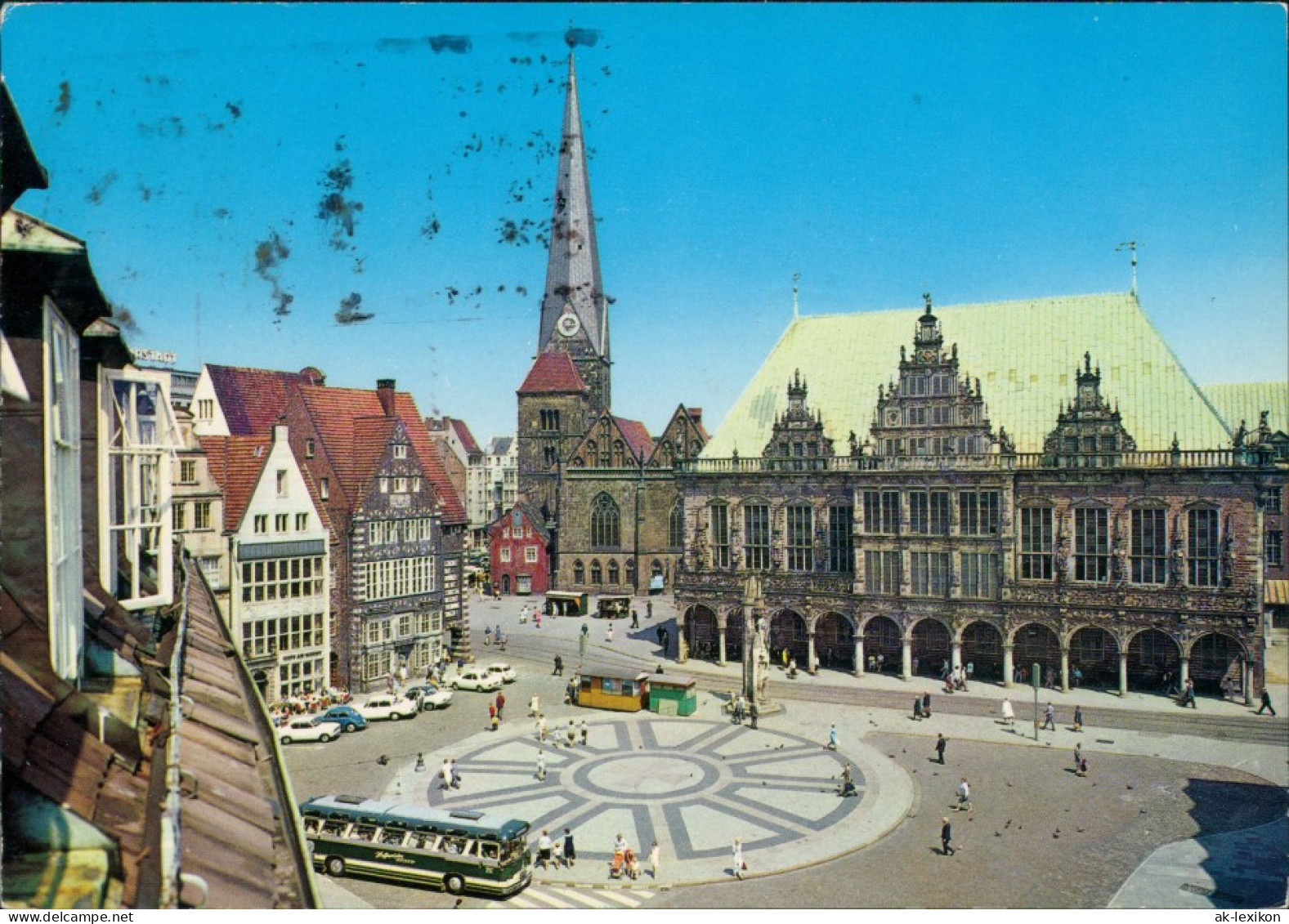 Ansichtskarte Bremen Marktplatz Mit Rathaus U. Liebfrauenkirche 1972 - Bremen