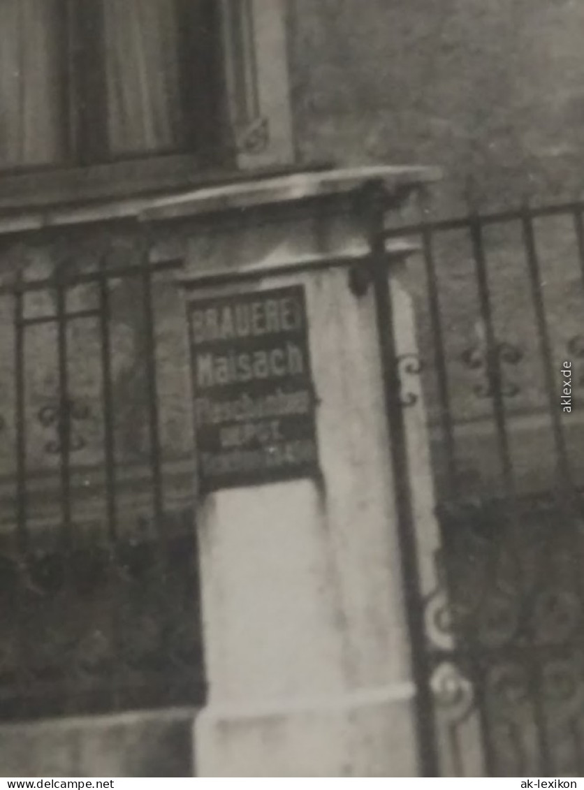 Foto  Schild: Brauerei Maisach Flaschenbier Depot. 1914 Privatfoto  - Sin Clasificación