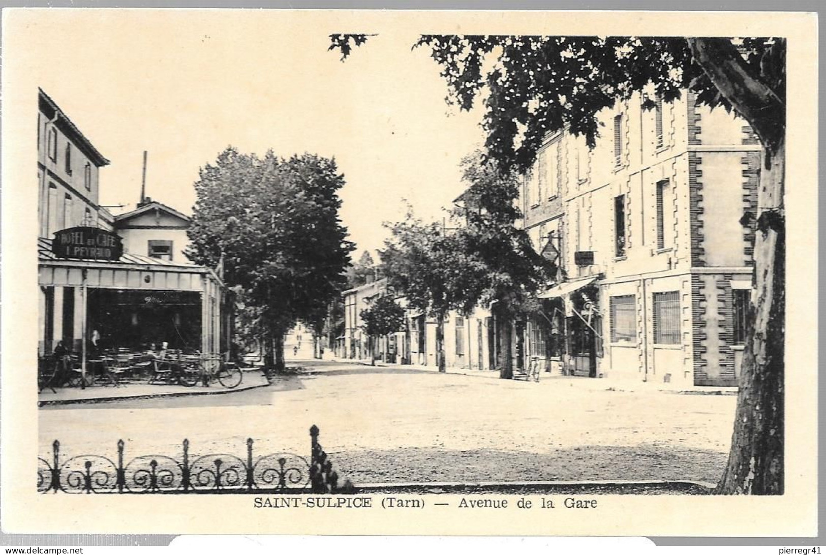 CPA-1935-81-ST SULPICE-Avenue De La GARE-Edit Basuyau-TBE - Saint Sulpice