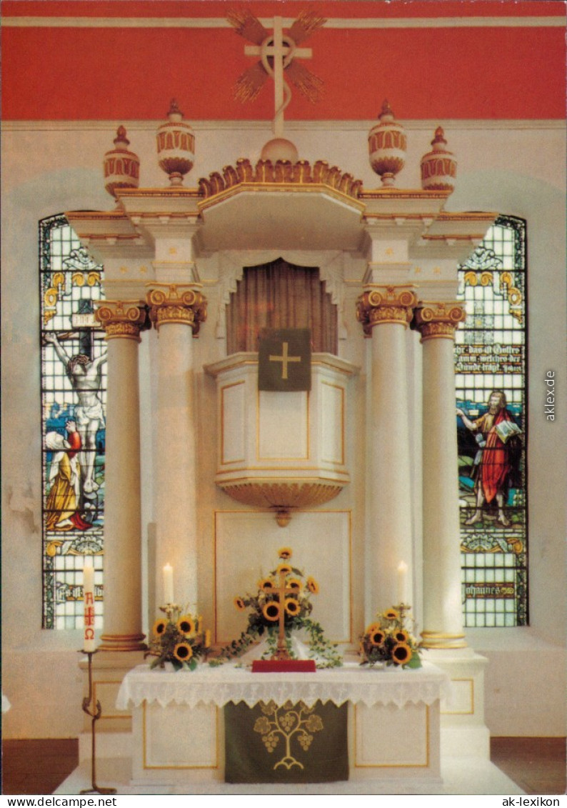 Ansichtskarte Hitzacker (Elbe) St. Johanniskirche - Kanzelaltar 1995 - Hitzacker