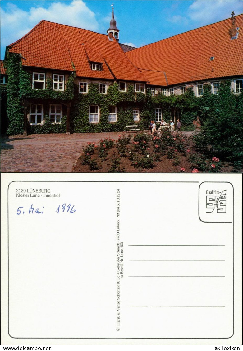 Ansichtskarte Lüneburg Kloster Lüne - Innenhof 1996 - Lüneburg