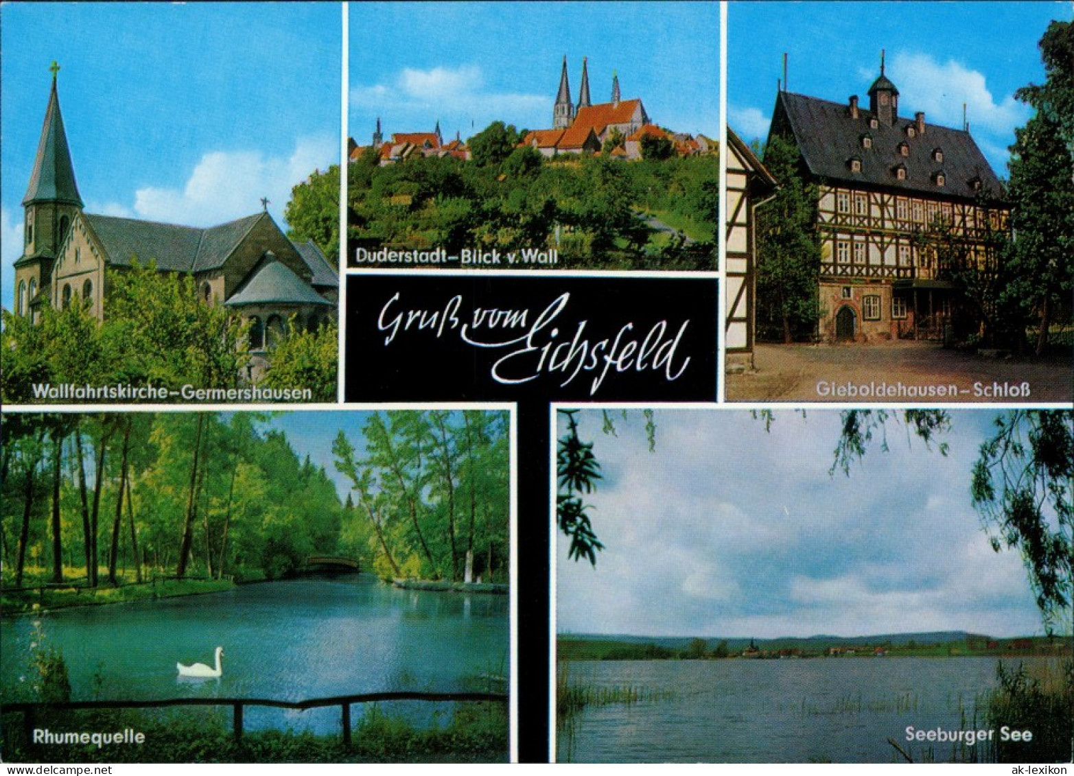 Duderstadt Wallfahrtskirche, Rhumequelle, Seeburger See, Schloss 1995 - Duderstadt