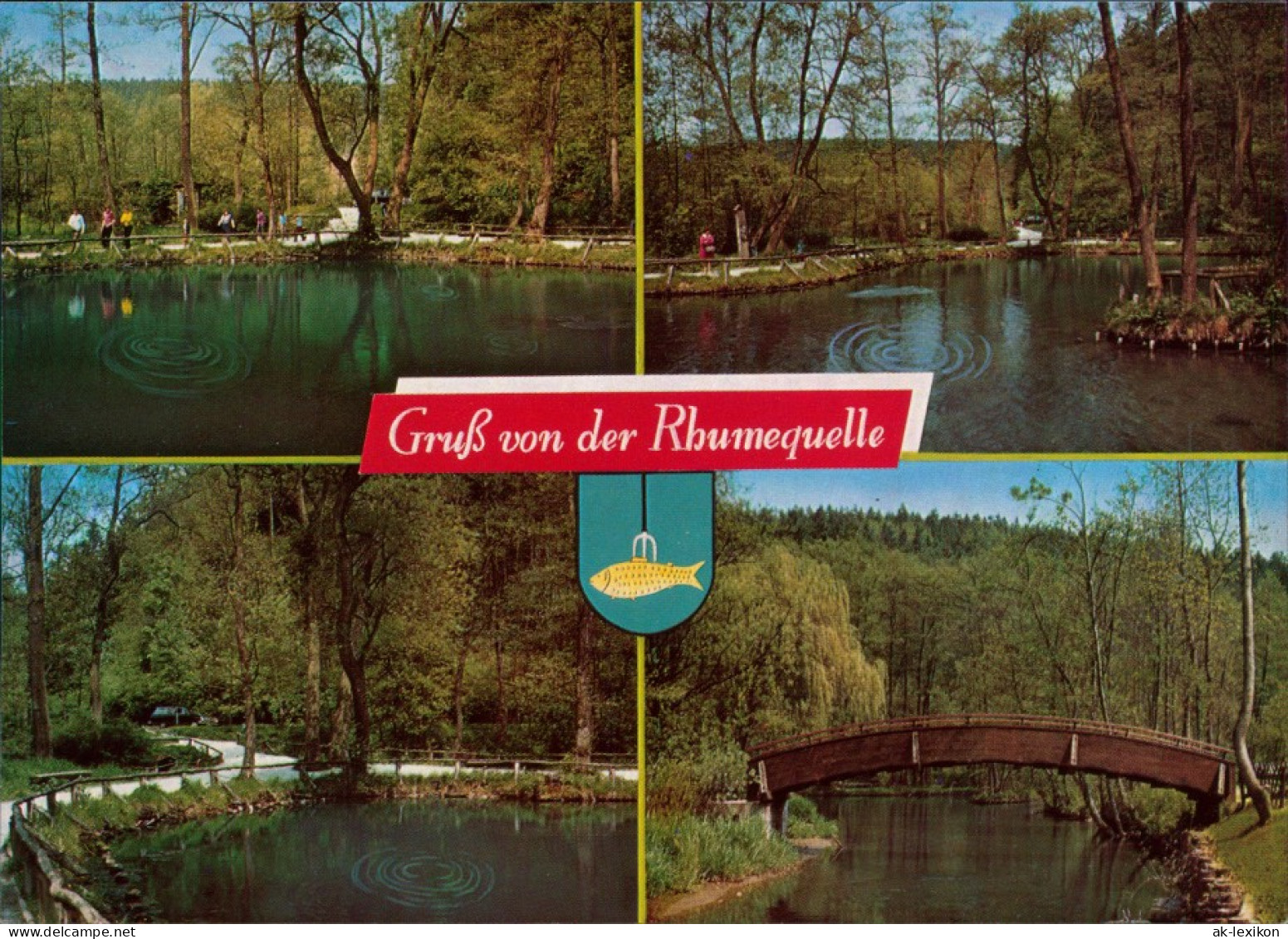 Ansichtskarte Rhumspringe Rhumequelle 4 Bild 1995 - Sonstige & Ohne Zuordnung