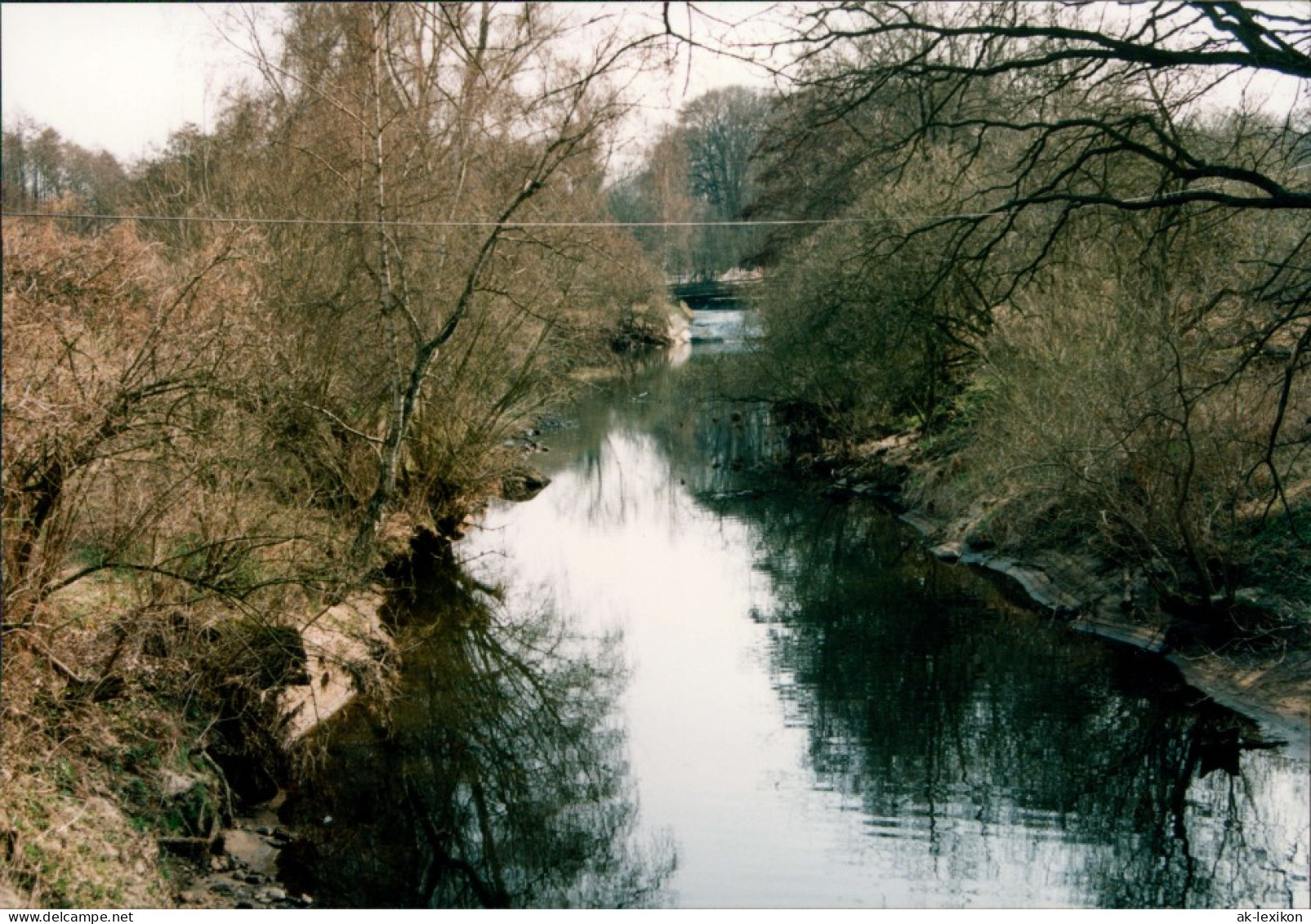 Foto Bad Bevensen Fluss Mit Brücke 1996 Privatfoto  - Bad Bevensen