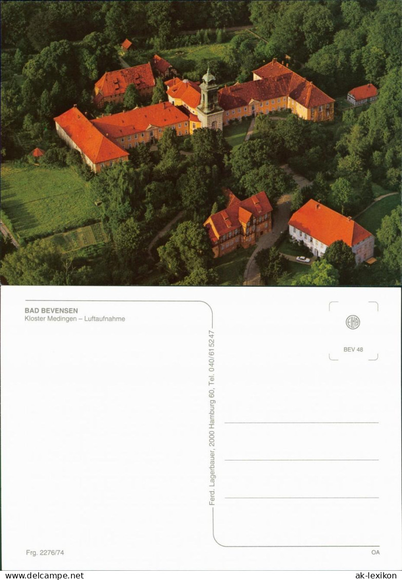 Ansichtskarte Bad Bevensen Luftbild - Kloster Medingen 1995 - Bad Bevensen