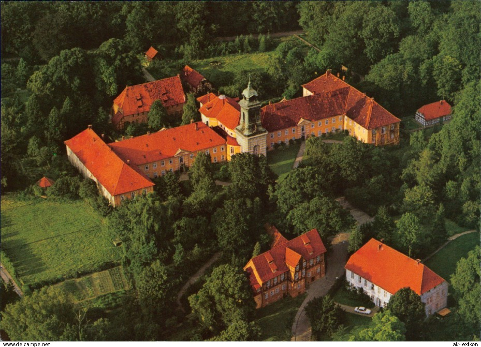 Ansichtskarte Bad Bevensen Luftbild - Kloster Medingen 1995 - Bad Bevensen