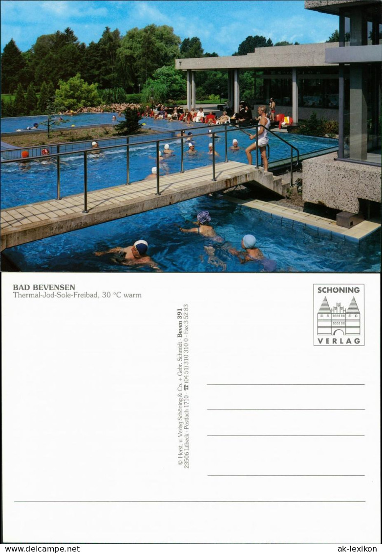 Ansichtskarte Bad Bevensen Thermal-Jod-Sole-Freibad 1995 - Bad Bevensen