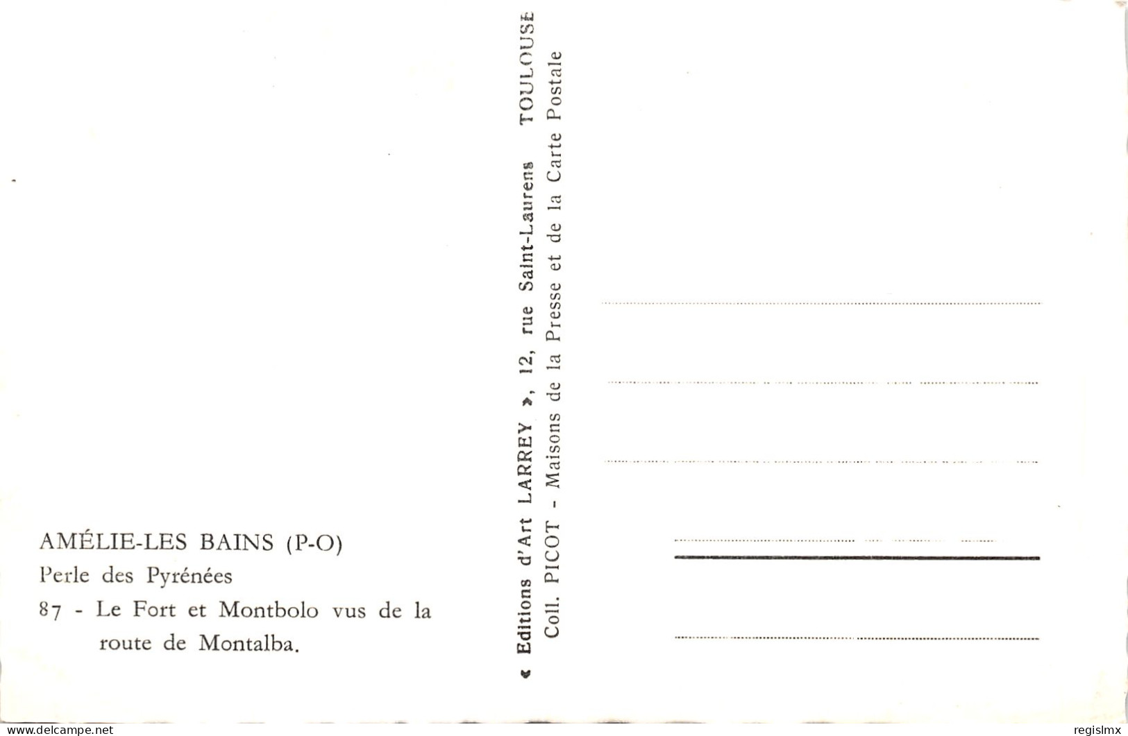 66-AMELIE LES BAINS-N°354-G/0243 - Other & Unclassified