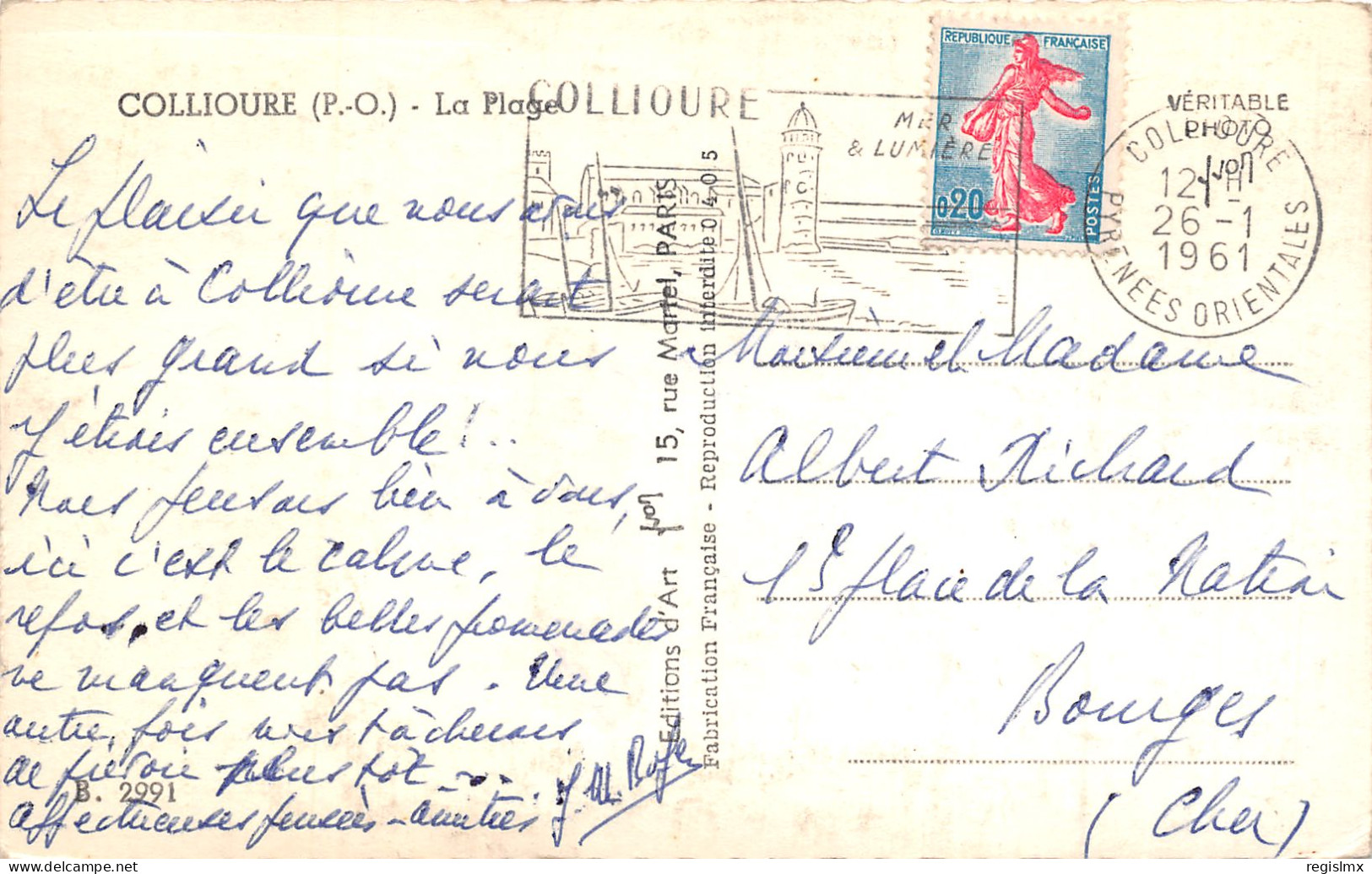 66-COLLIOURE-N°354-G/0239 - Collioure