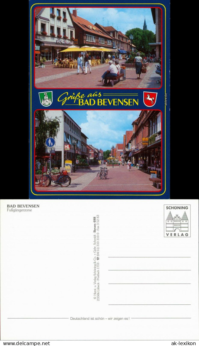 Ansichtskarte Bad Bevensen Fußgängerzone 1995 - Bad Bevensen