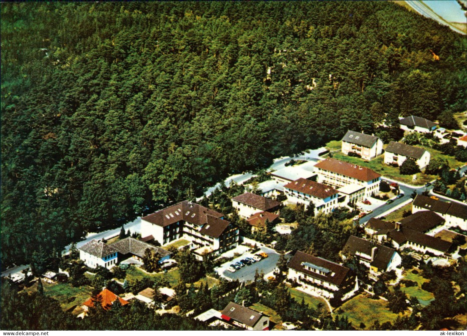 Bad Bevensen Luftbild: Kurpension - Sanatorium "Haus Wolfgang" 1995 - Bad Bevensen