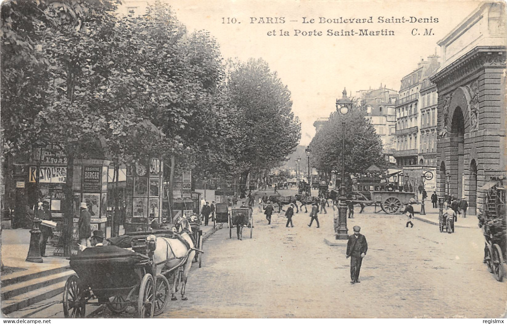 75-PARIS-BOULEVARD SAINT DENIS-N°355-E/0307 - Other & Unclassified
