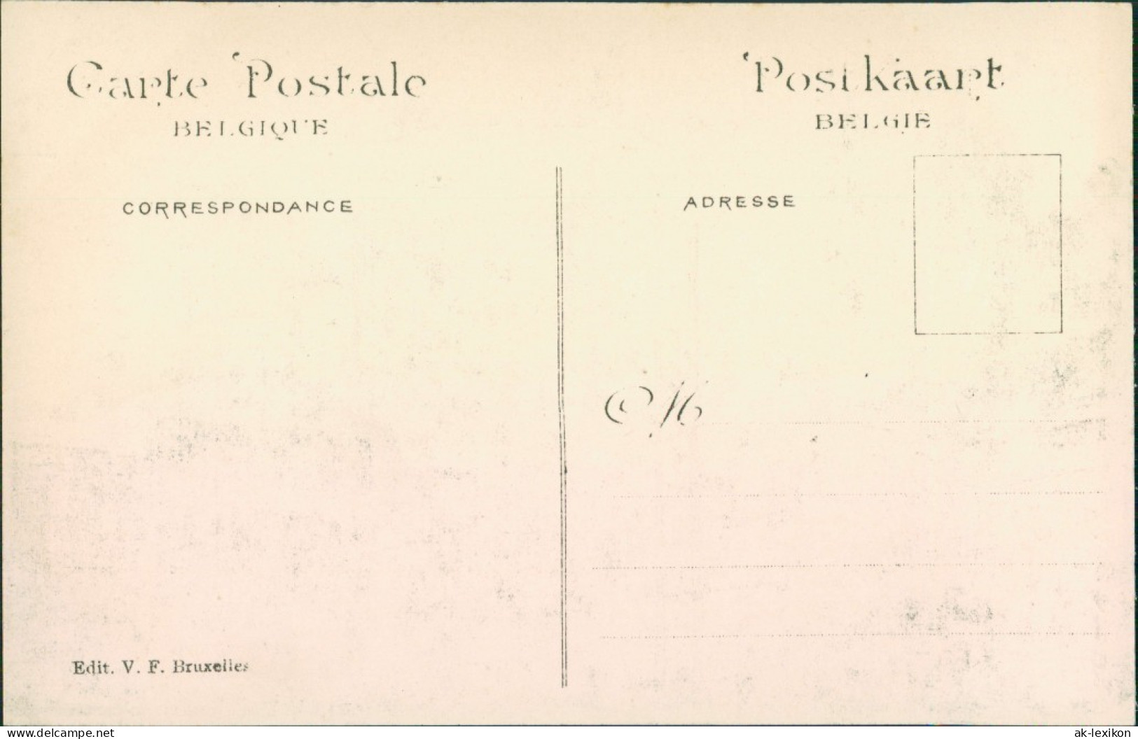 Postkaart Brüssel Bruxelles Le Chien Vert - Expo 1910  - Autres & Non Classés