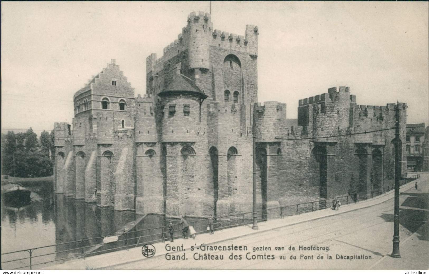 Postkaart Gent Ghent (Gand) Chateau De Comtes 1913  - Autres & Non Classés