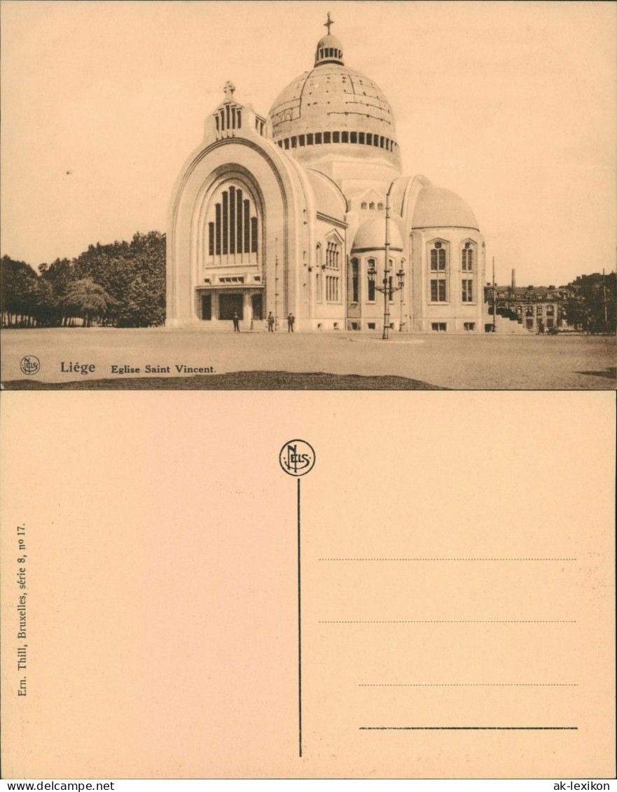 Lüttich Luik &#47; Wallonisch: Lîdje Eglise Saint Vincent 1911  - Autres & Non Classés
