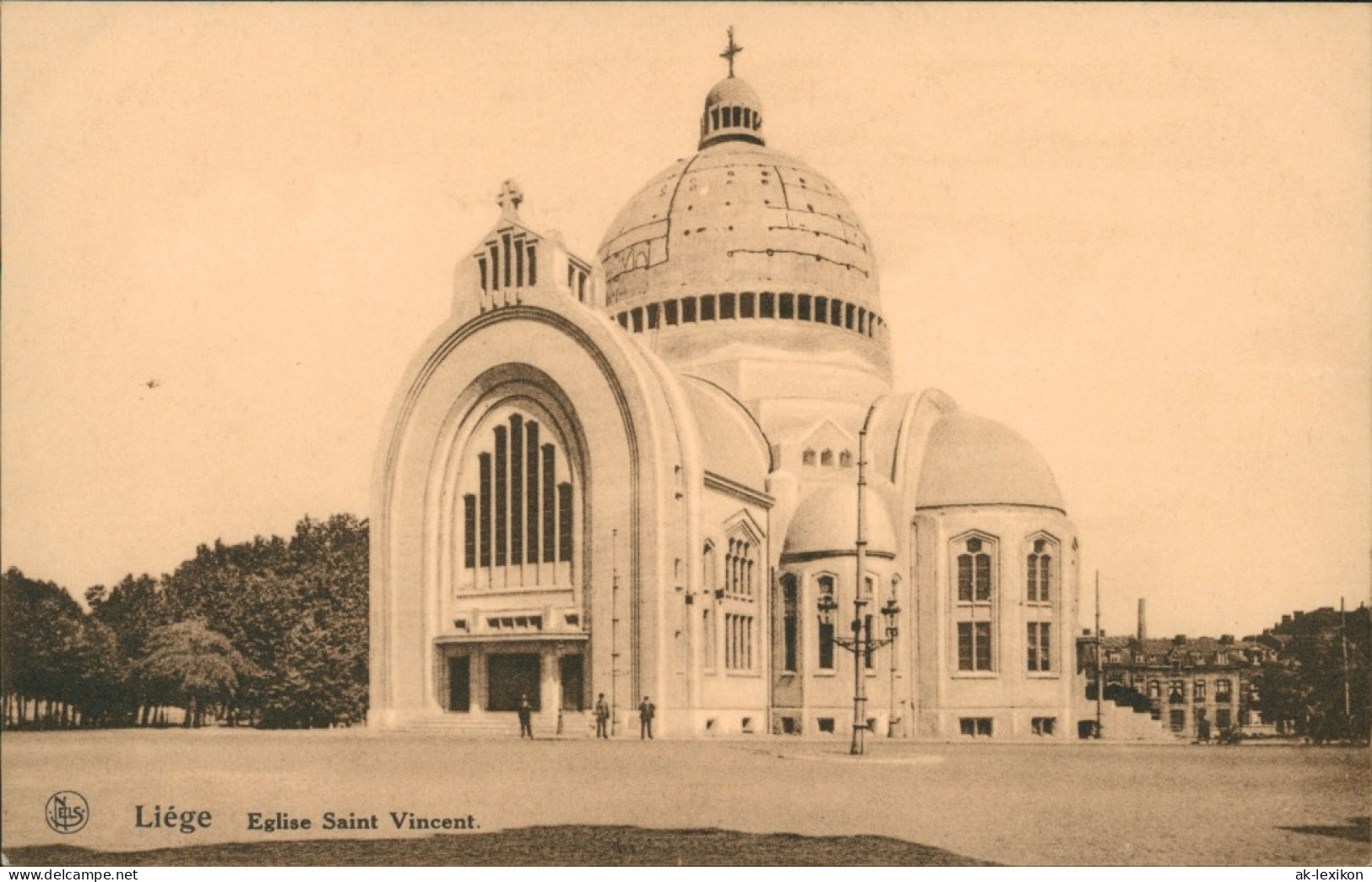 Lüttich Luik &#47; Wallonisch: Lîdje Eglise Saint Vincent 1911  - Autres & Non Classés