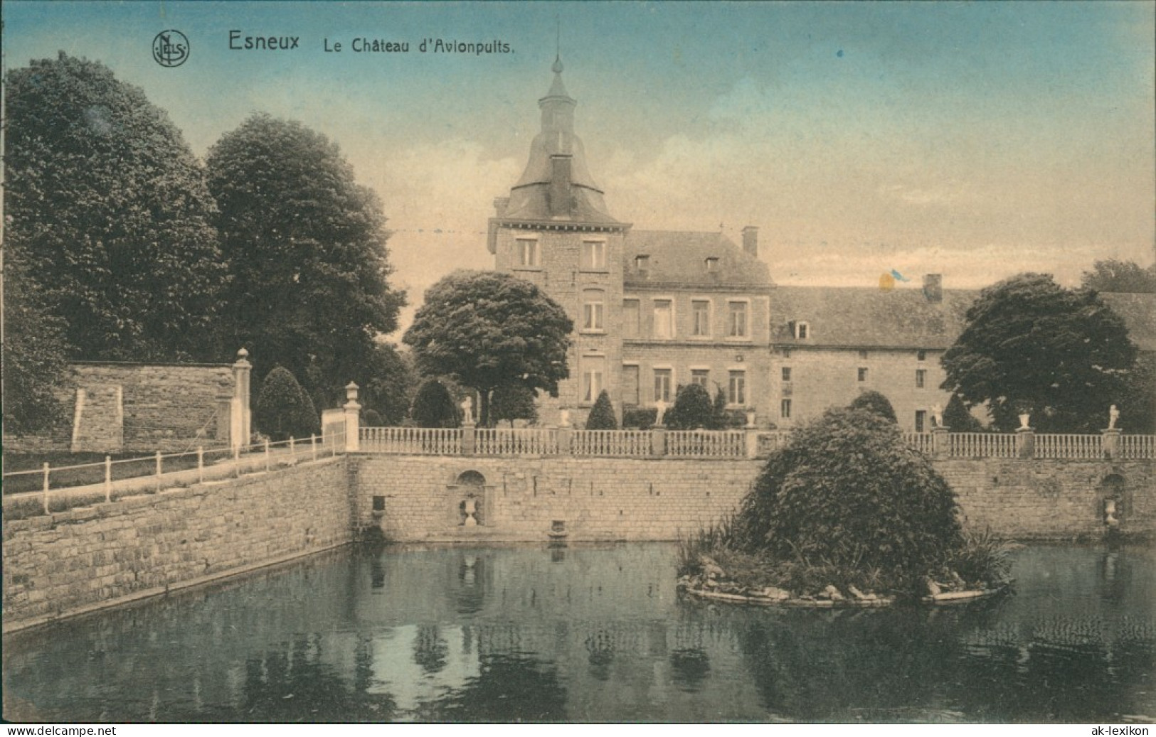 Postkaart Esneux Esneu Le Chateau Avionpults 1911  - Sonstige & Ohne Zuordnung